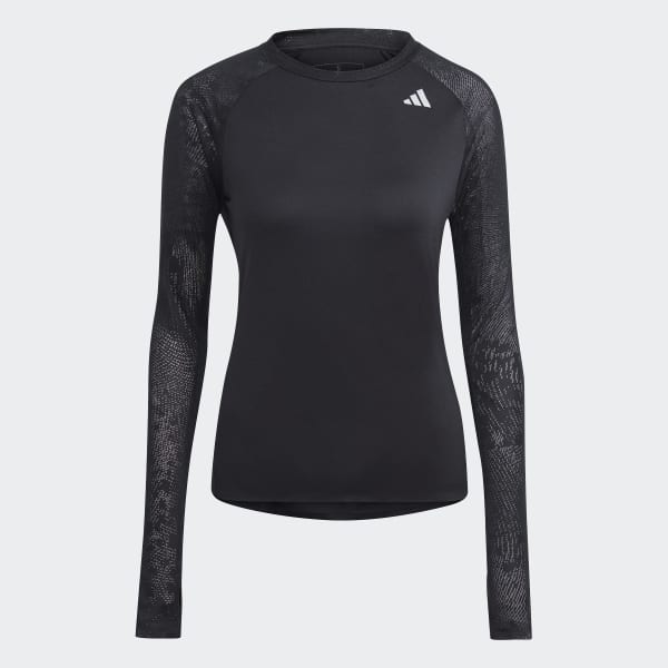 Sort Adizero Running Long Sleeve T-shirt