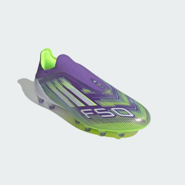 Lila F50 Elite Laceless AG Fußballschuh