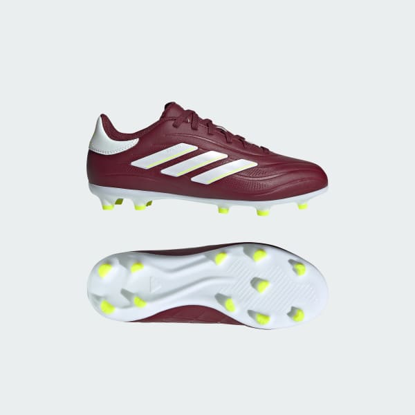 Burgundy Copa Pure II League Firm Ground Boots