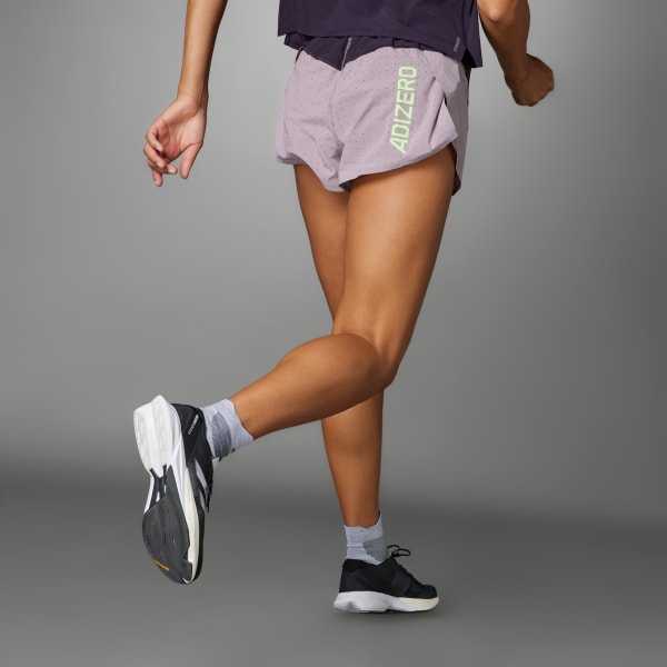 adidas Adizero Running Short Leggings - Purple