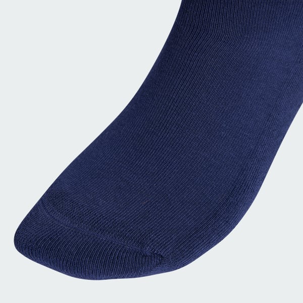 Blue Trefoil Cushion Crew Socks 6 Pairs