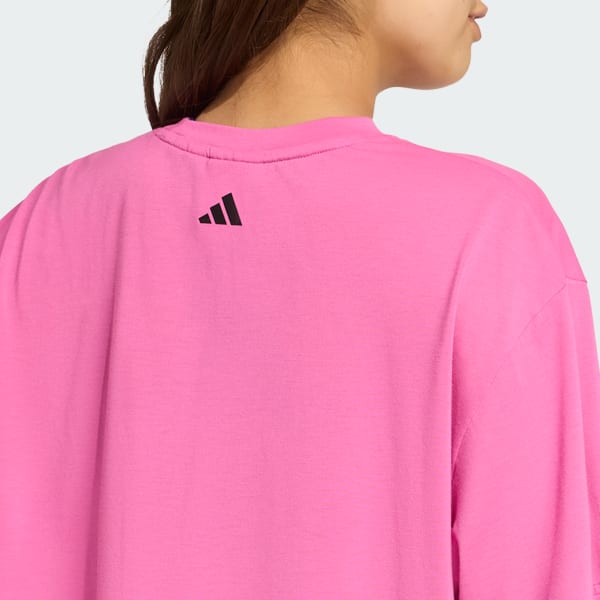 JEREMY SCOTT 売れ筋商品|||ジェレミー スコット Tシャツ トップス レディース Tops Pink adidas x Jeremy Scott Tee - Pink | Free Shipping with