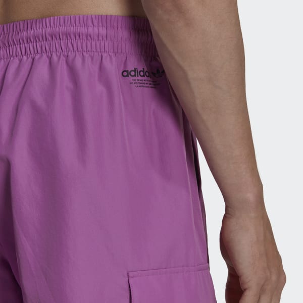 Paars Hyperreal Cargo Short TP824