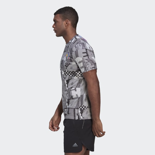 Black KRIS ANDREW SMALL TRAINING TEE