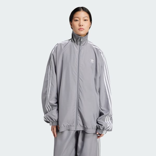 adidas プレザーファイヤーバードオーバーサイズトラックトップ レディース ファイヤーバード オーバーサイズド トラックトップ