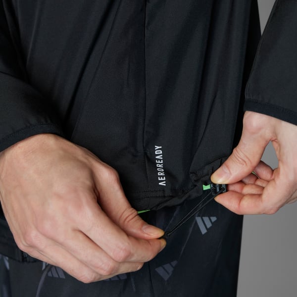 Adidas black run it jacket online