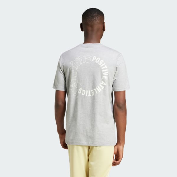 Grey Lounge Verbiage Circle Graphic Tee