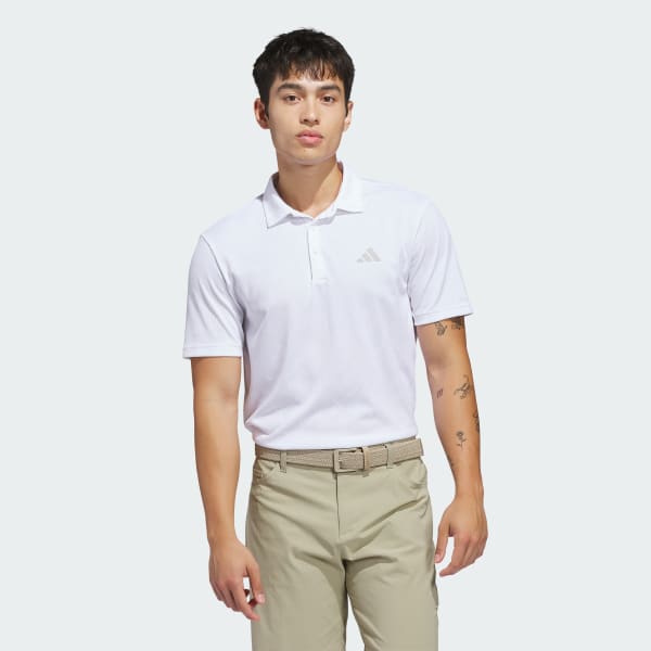 White ULTIMATE365 JACQUARD POLO SHIRT 
