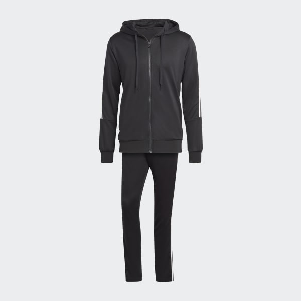 Three stripe jogger suit mens sales