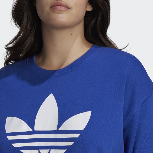 Sweatshirt (Plus Size) - Blue | Women's Lifestyle | adidas US