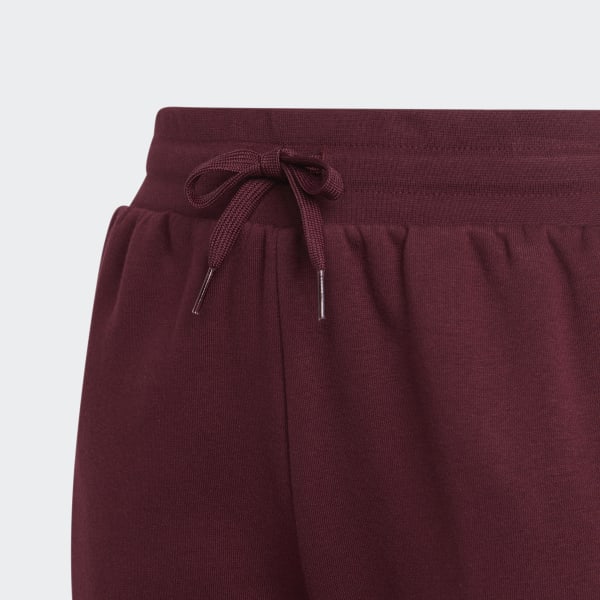 สีแดงเบอร์กันดี กางเกงขายาว Adicolor