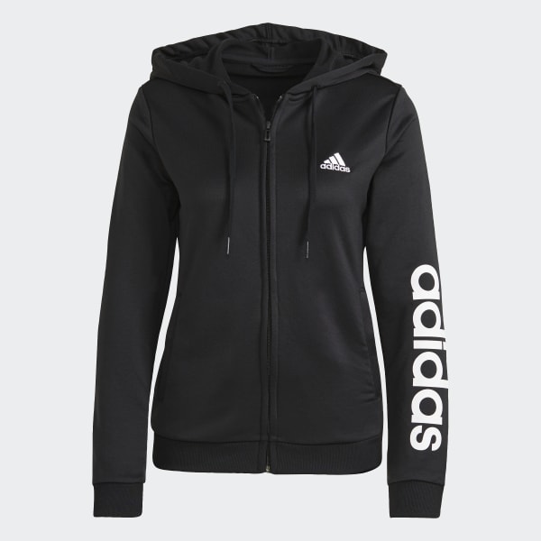 Zwart Essentials Logo French Terry Trainingspak