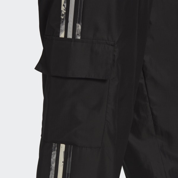 Black Camo Series Cargo Pants QY703