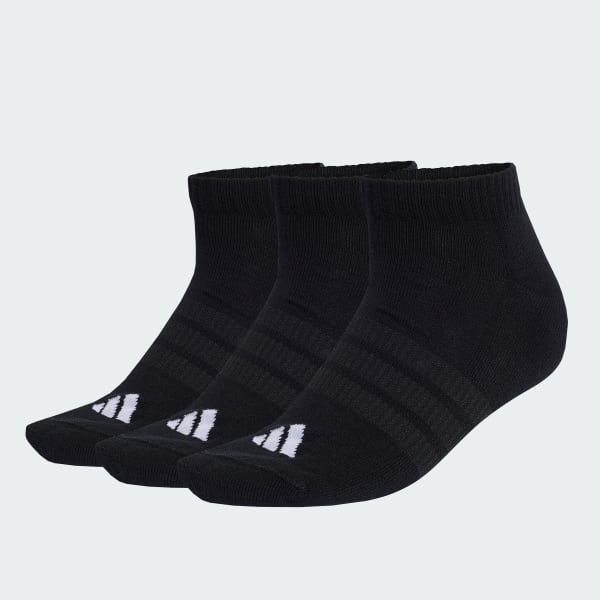 cierna Ponožky Cushioned Essentials Low Cut Socks 3-balenie