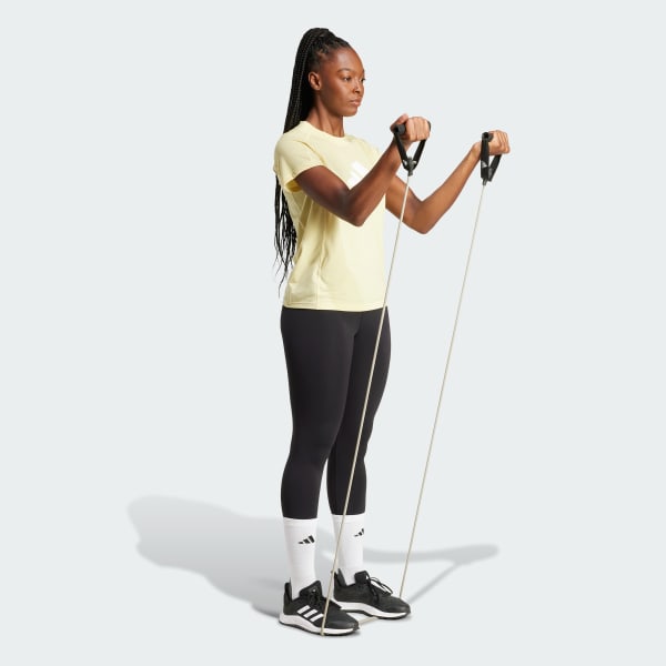 Yellow Train Essentials Big Performance Logo Training Tee
