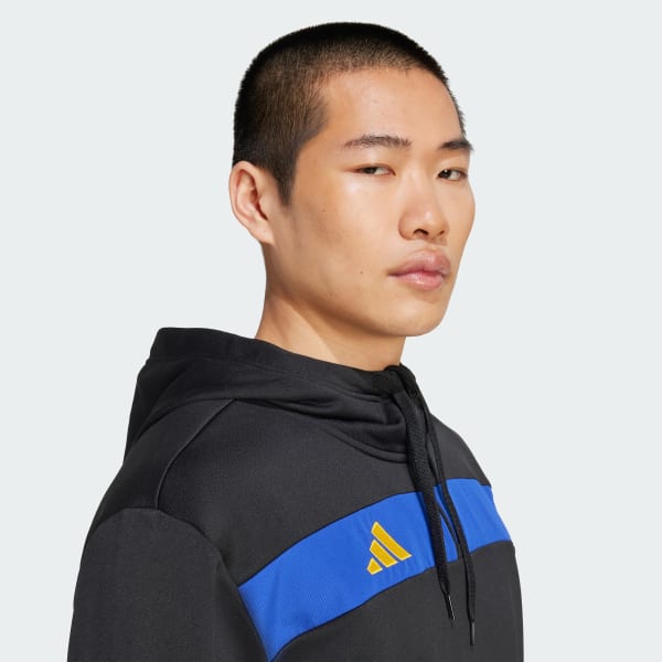adidas Tiro 25 Essentials Sweat Hoodie - Black | Free