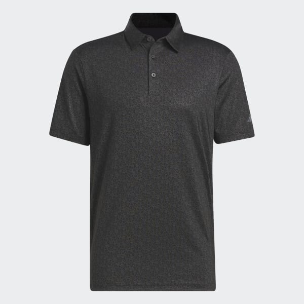 adidas Ultimate365 Allover Print Golf Polo Shirt - Black | adidas India