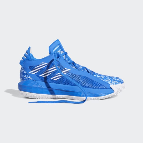 damian lillard blue shoes