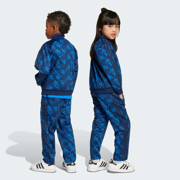 Azul Buzo Firebird Monogram AOP para niños