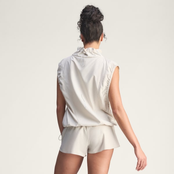 Beige adidas by Stella McCartney Running Gilet