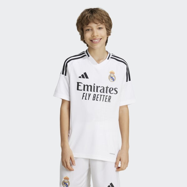 adidas Koszulka Real Madrid 24/25 Home Kids - Bialy | adidas