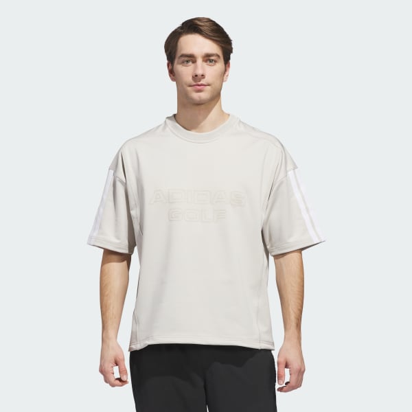 ベージュ 【ゴルフ】ビヨンド グラフィック 半袖 クルーネック スウェット