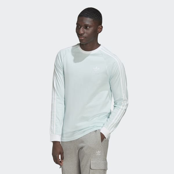 Bleu T-shirt Adicolor Classics 3-Stripes Long Sleeve 14211