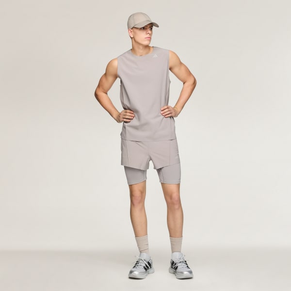 Γκρι Φανελάκι προπόνησης adidas x Entire Studios D4T