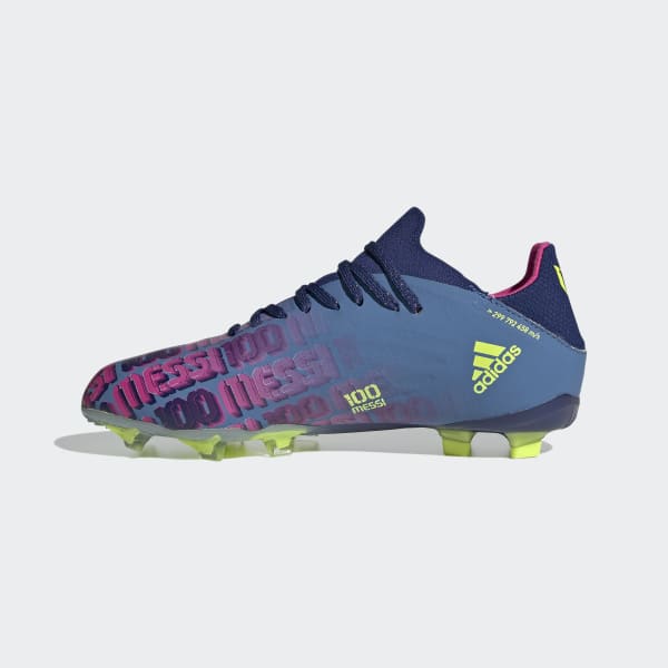 messi cleats blue and white