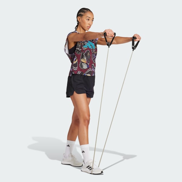 Schwarz adidas x FARM Rio Trainingstop