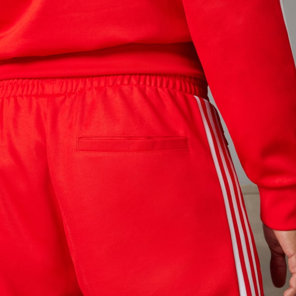 Adidas beckenbauer track pants red new arrivals