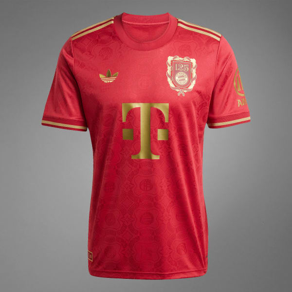 adidas FC Bayern Anniversary Jersey Burgundy adidas Singapore
