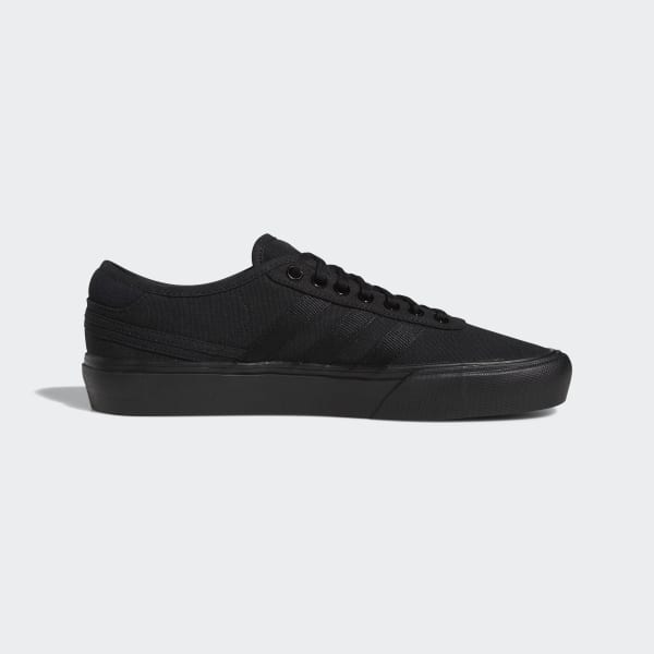 adidas black canvas shoes