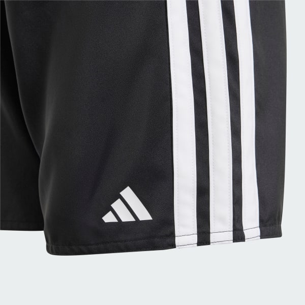 Svart 3-Stripes Badshorts Barn