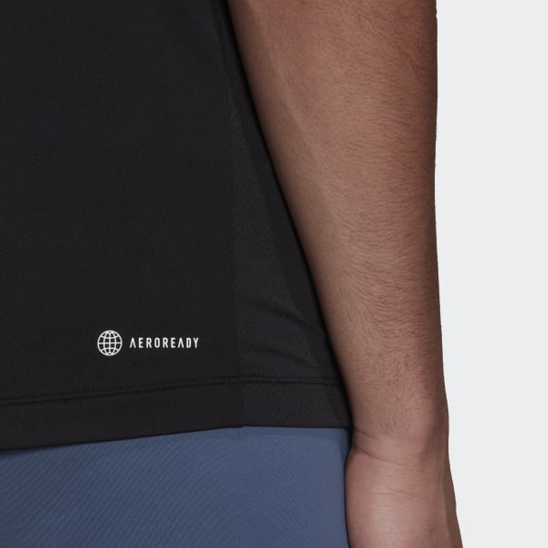 Black Big Badge of Sport Training Tee E0256
