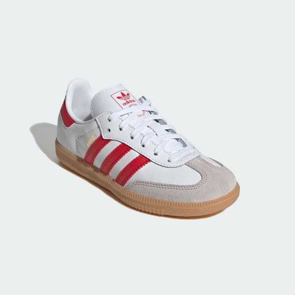 White Samba OG Shoes Kids