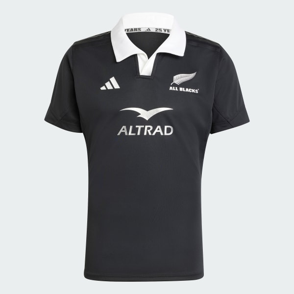 Preto Camisola Principal Performance dos All Blacks