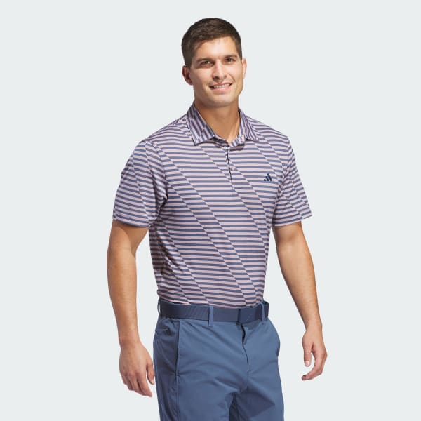 Blue Ultimate365 Mesh Print Polo