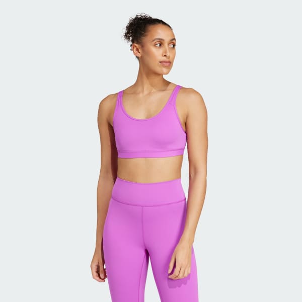 Mor All Me Essentials Medium-Support Sporcu Sütyeni