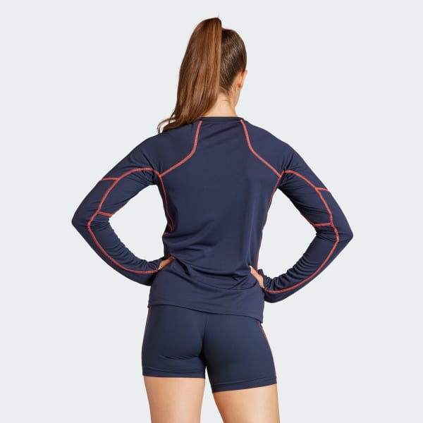 Polera manga hotsell larga mujer deportiva