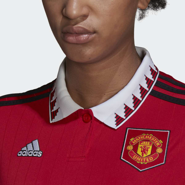 Czerwony Manchester United 22/23 Home Jersey TF934