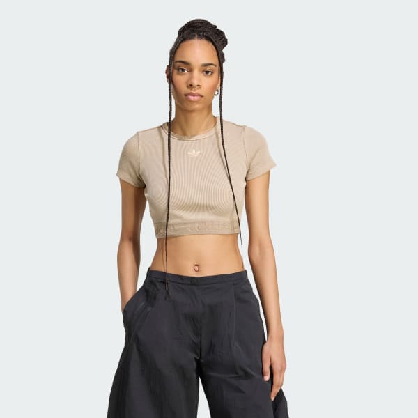 Be Áo Thun Essentials Rib Washed