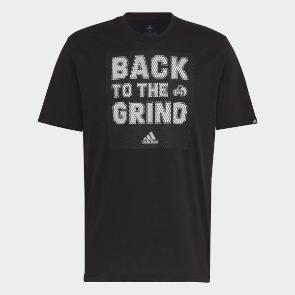 Negro Polera de Entrenamiento de Fuerza AEROREADY Estampada RG784