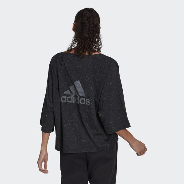 Black Future Icons Winners 3 Loose Fit Tee