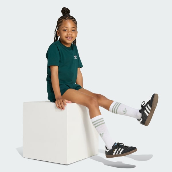 Πράσινο Shorts and Tee Set Kids