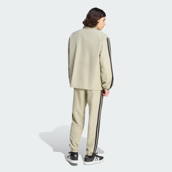 hnedá TEPLÁKOVÁ SÚPRAVA 3-STRIPES WOVEN TRACKSUITS