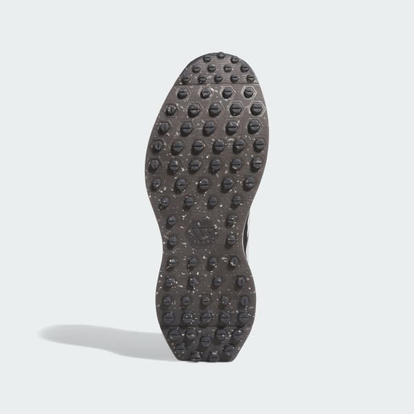 Black S2G 24 Leather Spikeless Golf Shoes