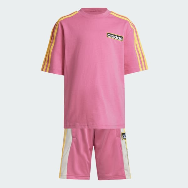 Pink Shorts Tee Set Kids