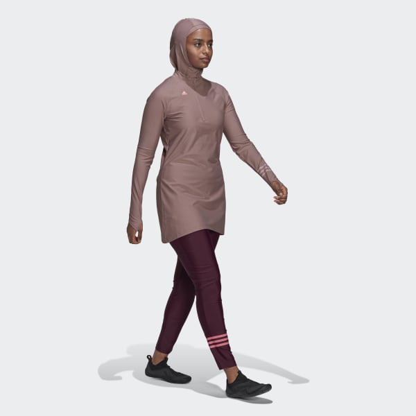Lilla 3-Stripes Swim Hijab BH113