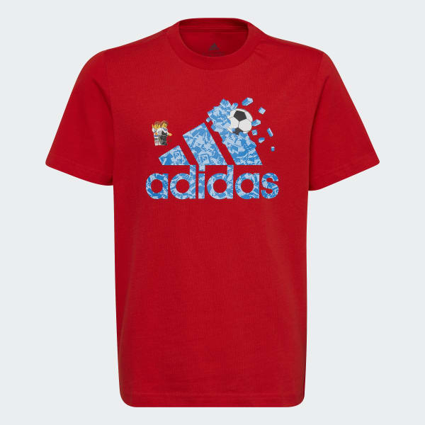 Red adidas x LEGO® Football Graphic Tee
